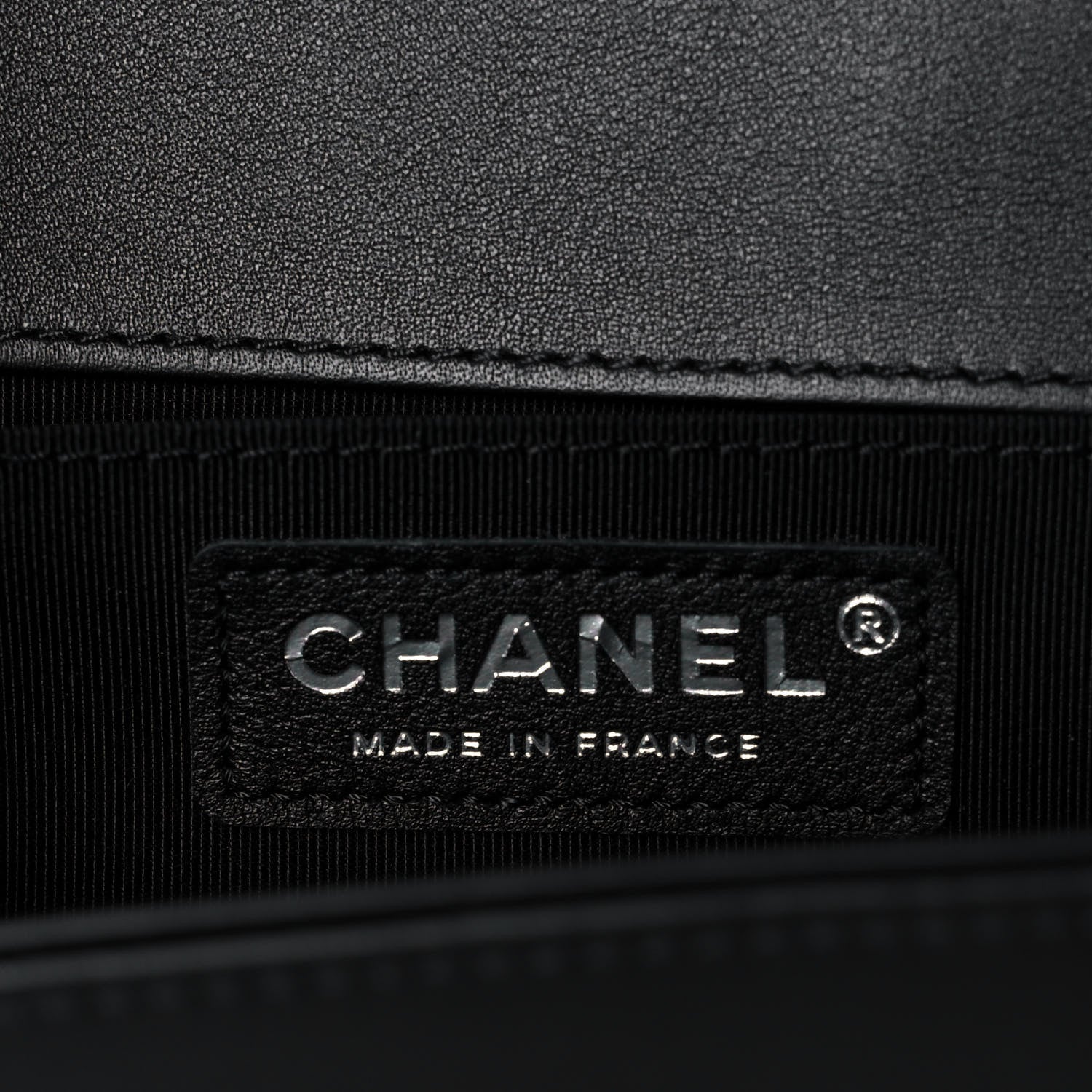 Chanel Calfskin Quilted Medium Boy Flap So Black 6 of 12