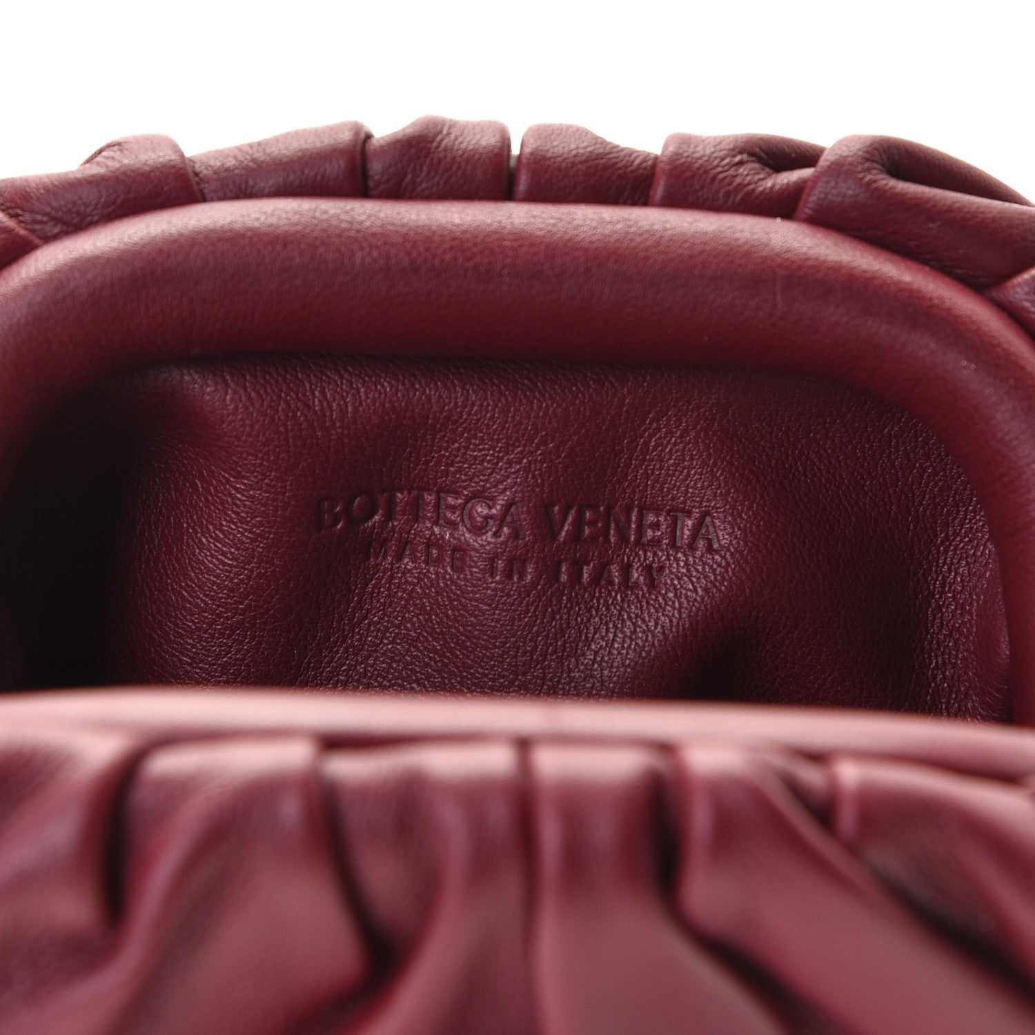 Bottega Veneta Butter Calfskin Coin Purse Bordeaux 4 of 7