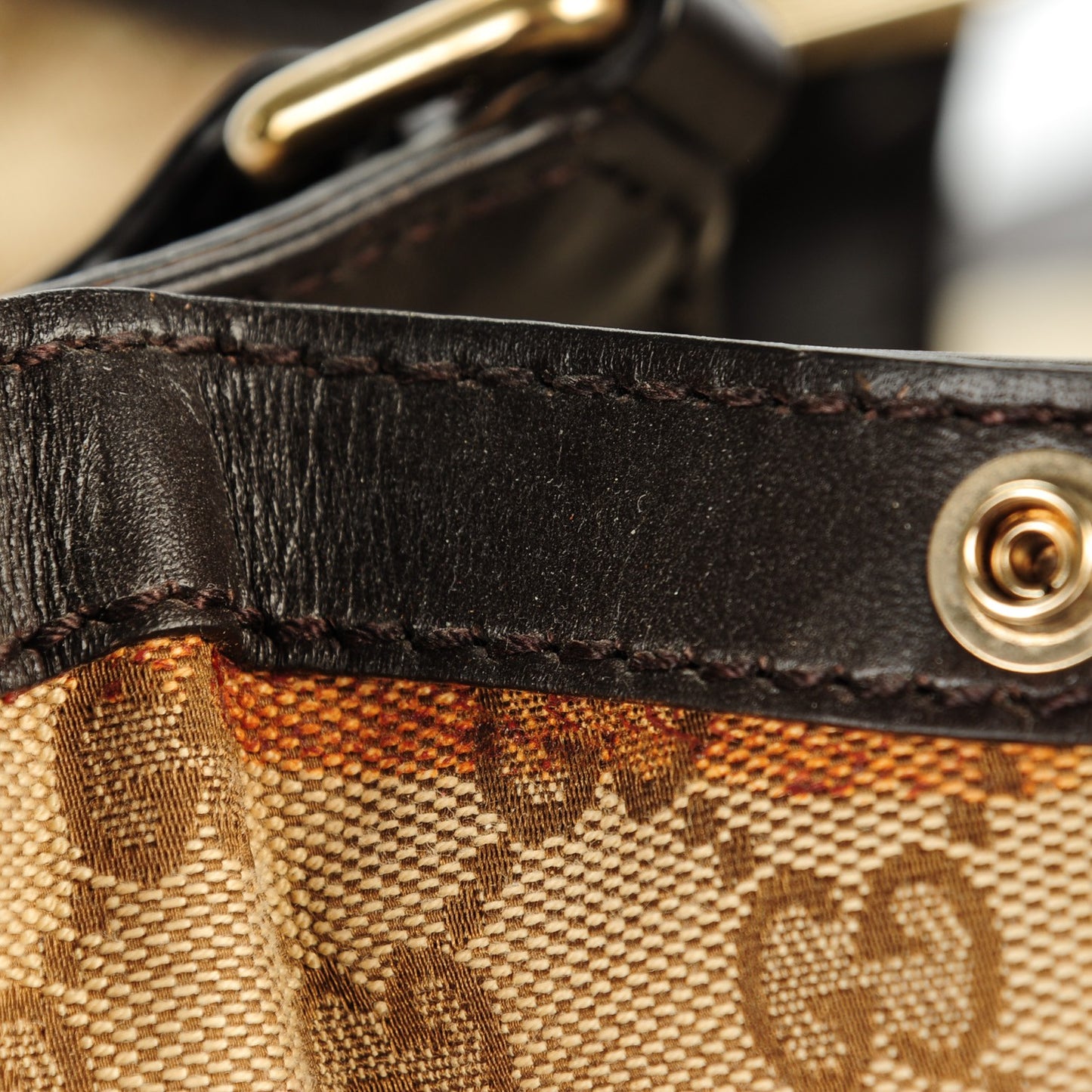 Monogram Large Sukey Tote Dark Brown