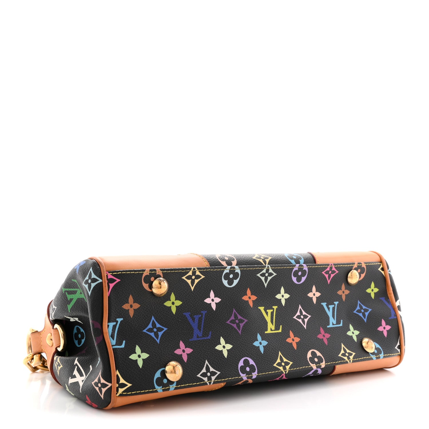 Louis Vuitton Monogram Multicolor Beverly MM Black 4 of 13