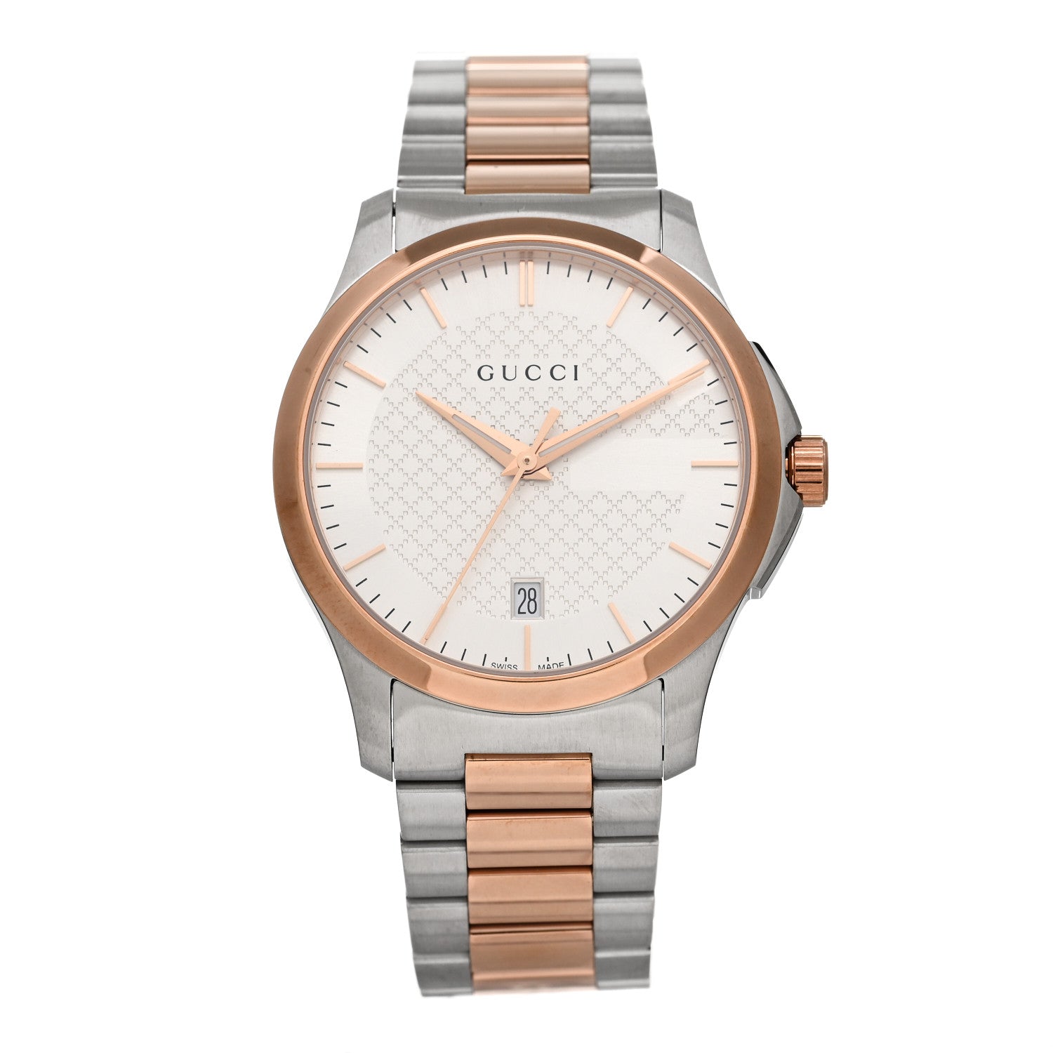Gucci Stainless Steel 38mm G-Timeless Two Tone Quartz Watch 1 of 4
