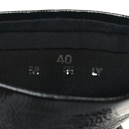 Prada Patent Naplak Tech Monolith 55mm Boots 40 Black 6 of 8
