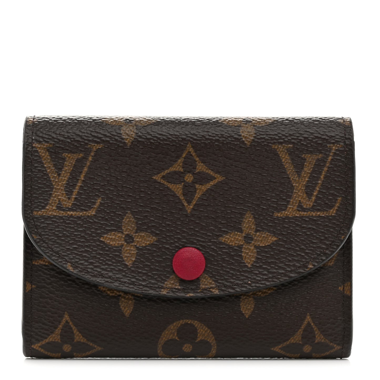 Monogram Rosalie Coin Purse Fuchsia