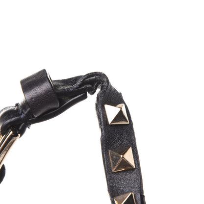 Valentino Garavani Vitello Rockstud Flip Lock Shoulder Flap Bag Black 11 of 12