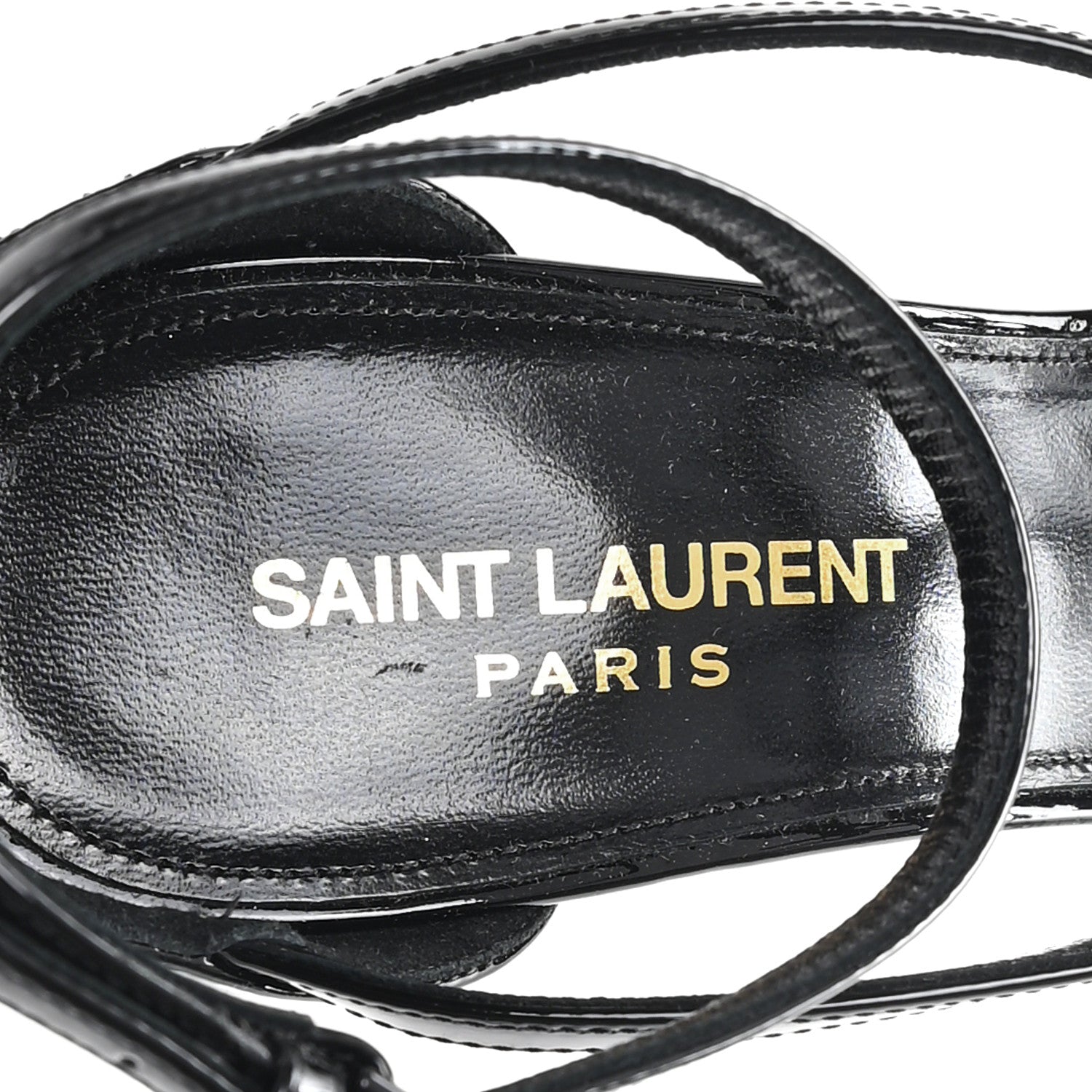 Saint Laurent Vernice Chiffon Cassandra 100 Ankle Strap Sandals 39