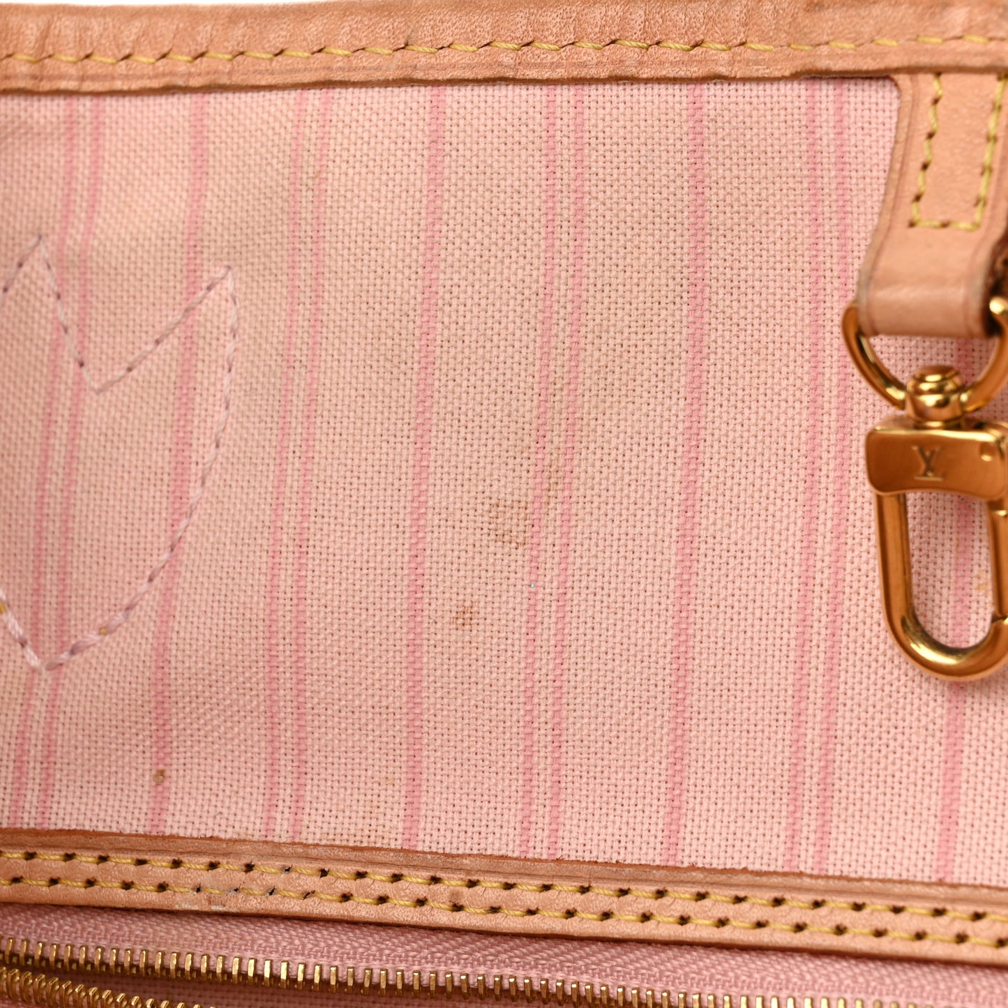 Damier Azur Neo Neverfull MM Rose Ballerine
