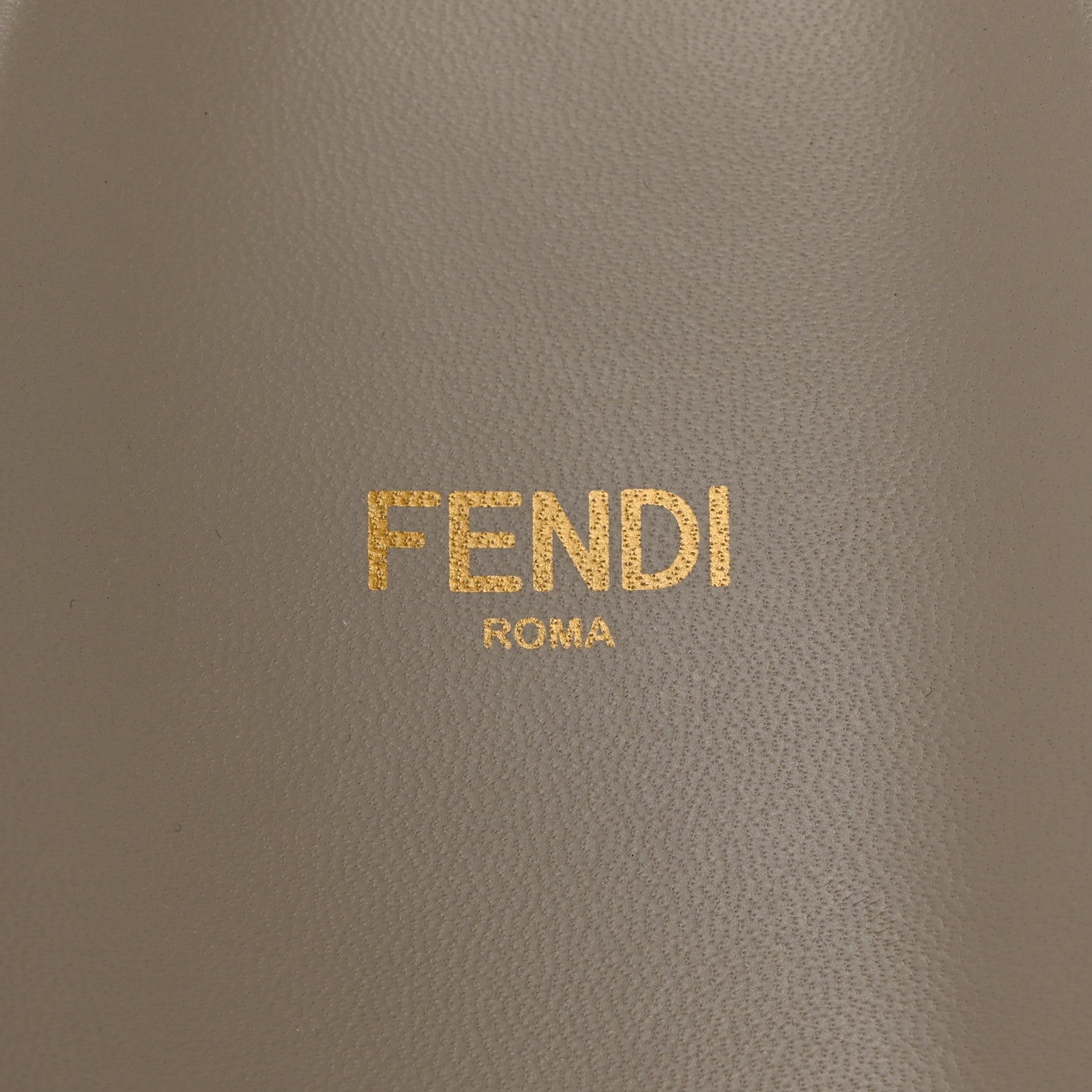 Fendi Chenille Fabric Jacquard Suede FF Womens Fendi Feel Buckled Slide Sandals 40 Tortora Nuvola Rock 8 of 11