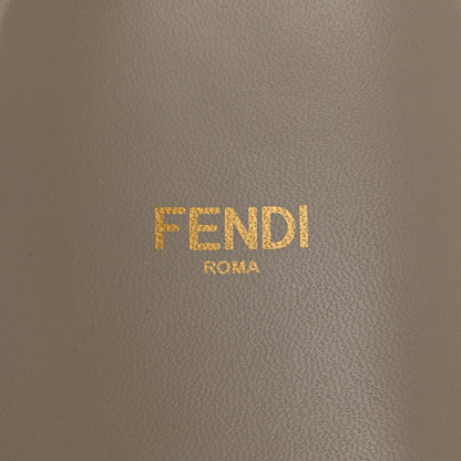 Fendi Chenille Fabric Jacquard Suede FF Womens Fendi Feel Buckled Slide Sandals 40 Tortora Nuvola Rock 8 of 11