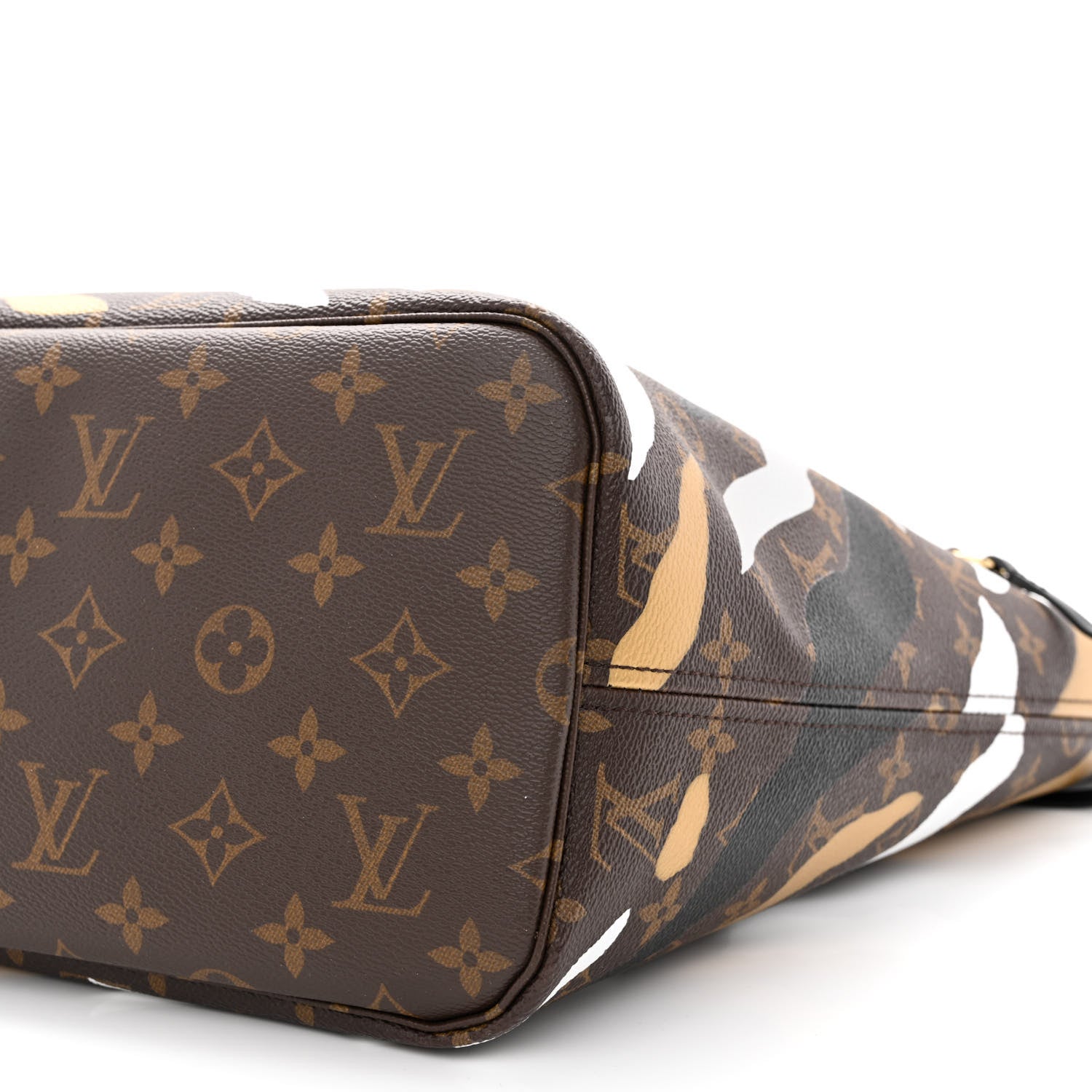 Louis Vuitton x LoL Monogram Neverfull MM Gold Silver 10 of 11