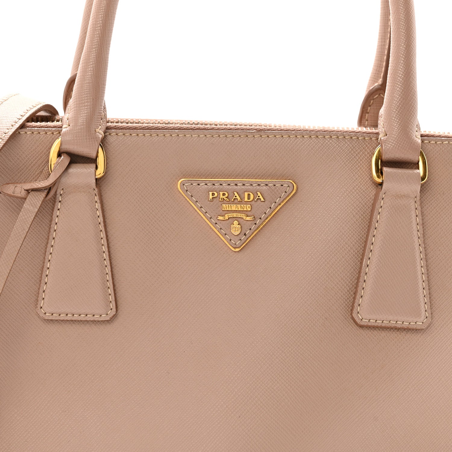 Prada Saffiano Small Galleria Double Zip Tote Cammeo 8 of 18