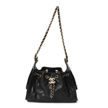 Chanel Caviar Quilted Mini Chanel 25 Handbag Black 1 of 10