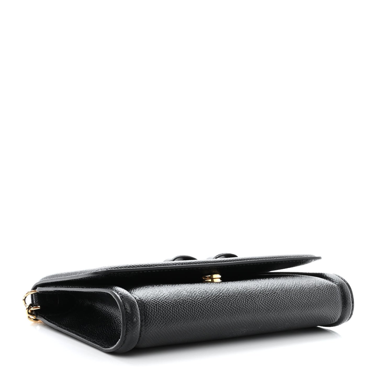 Hammered Calfskin Vara Bow Minibag Black