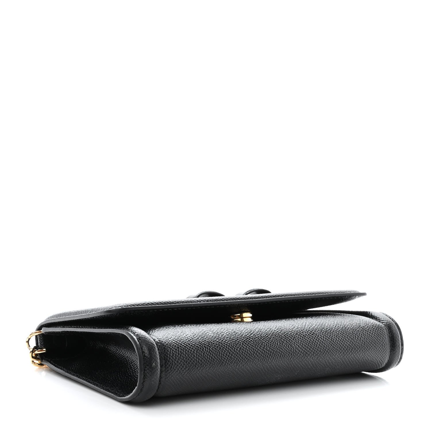 Salvatore Ferragamo Hammered Calfskin Vara Bow Minibag Black 4 of 11