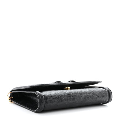 Salvatore Ferragamo Hammered Calfskin Vara Bow Minibag Black 4 of 11