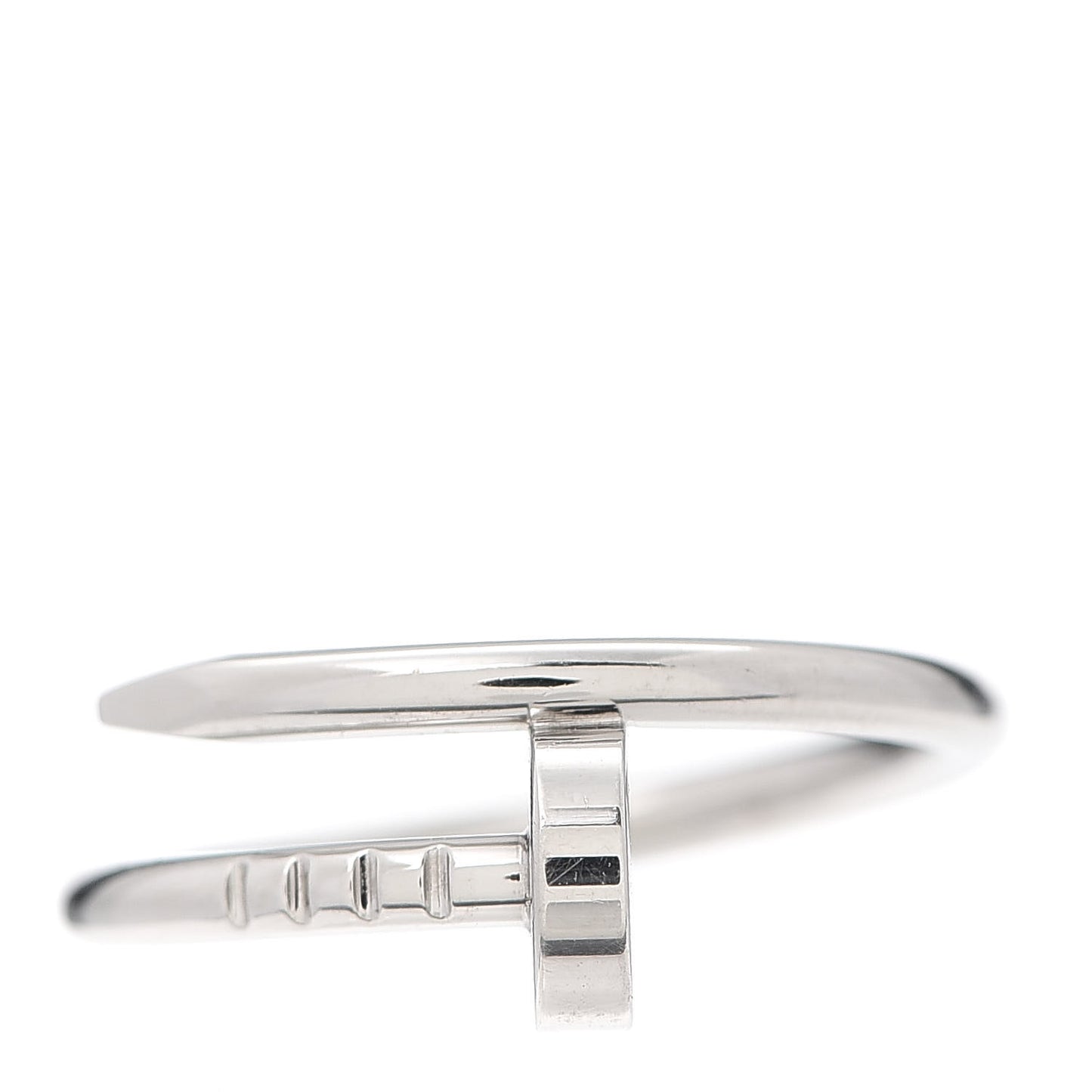 18K White Gold Small Juste Un Clou Ring 48 4.5