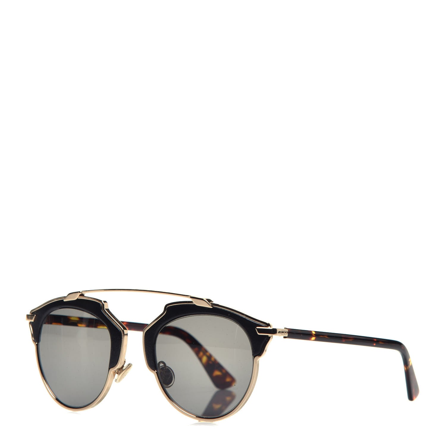 Christian Dior Metal Lambskin So Real Sunglasses Black 1 of 7