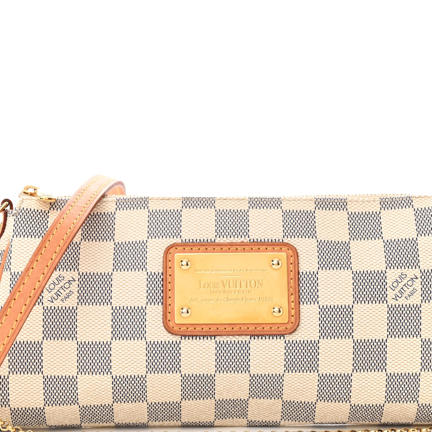 Louis Vuitton Damier Azur Eva Clutch 8 of 11