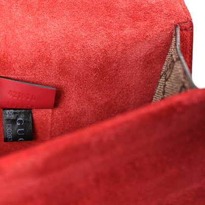 Gucci GG Supreme Monogram Mini Dionysus Shoulder Bag Hibiscus Red 6 of 9