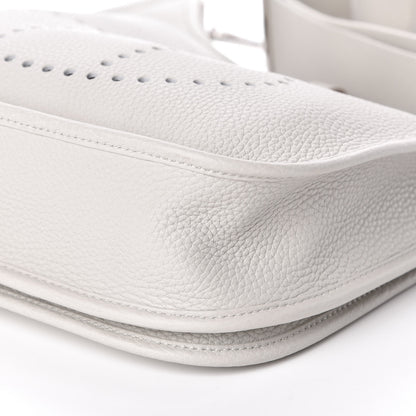 Hermes Taurillon Clemence Evelyne III PM Gris Perle 9 of 10