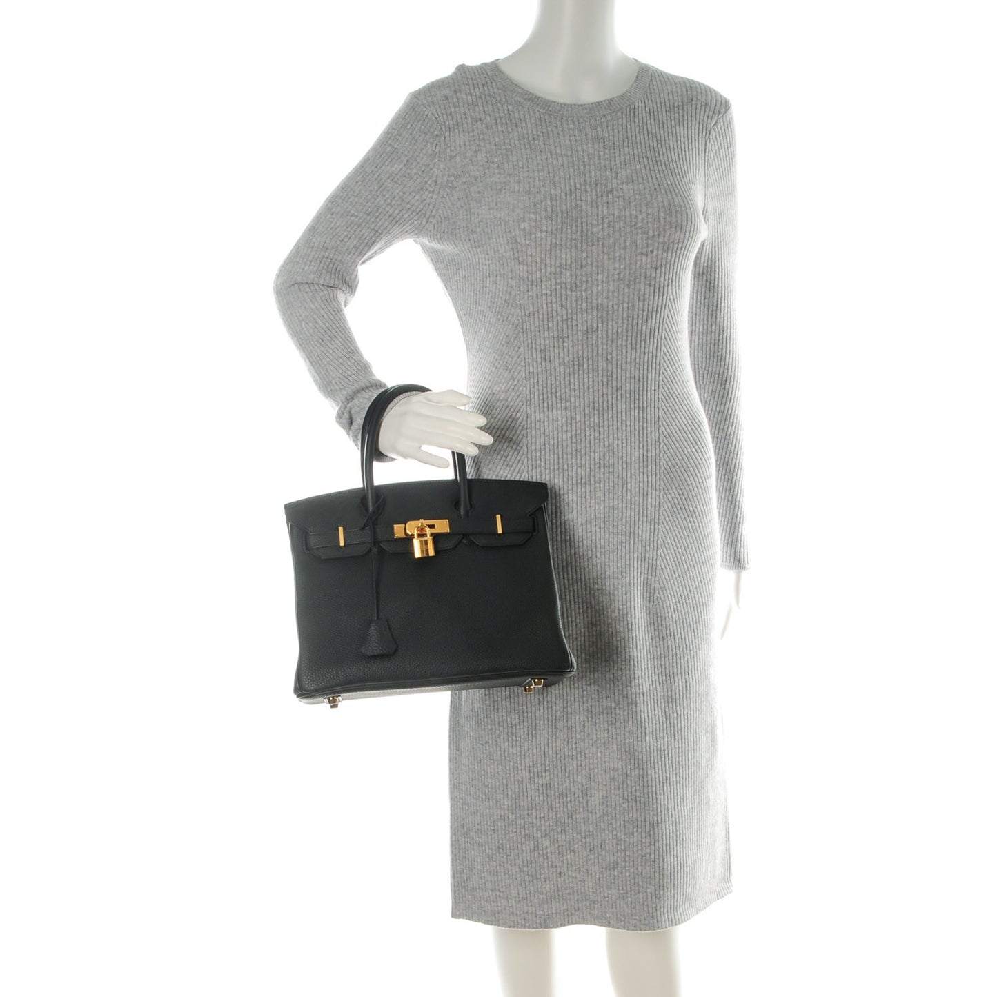 Togo Birkin 30 Black