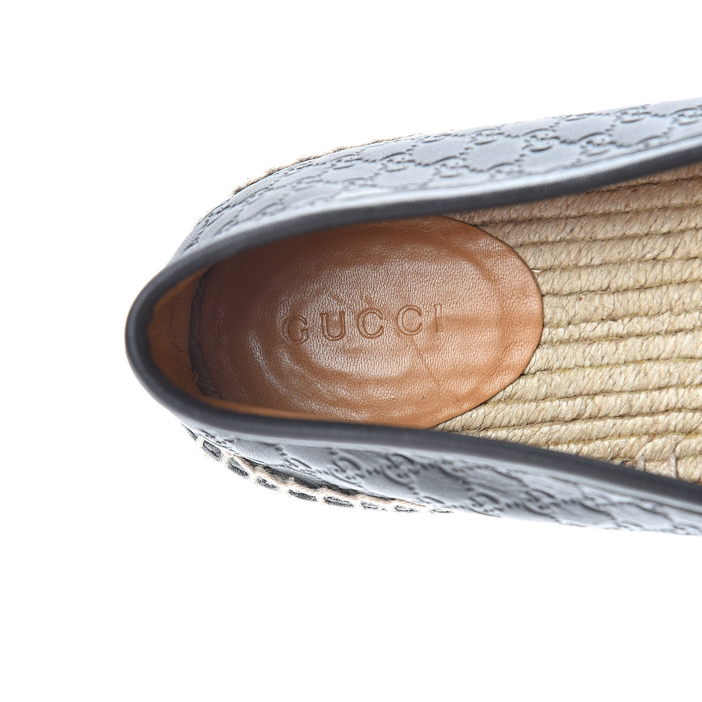 Guccissima Signature Espadrilles 38.5 Black