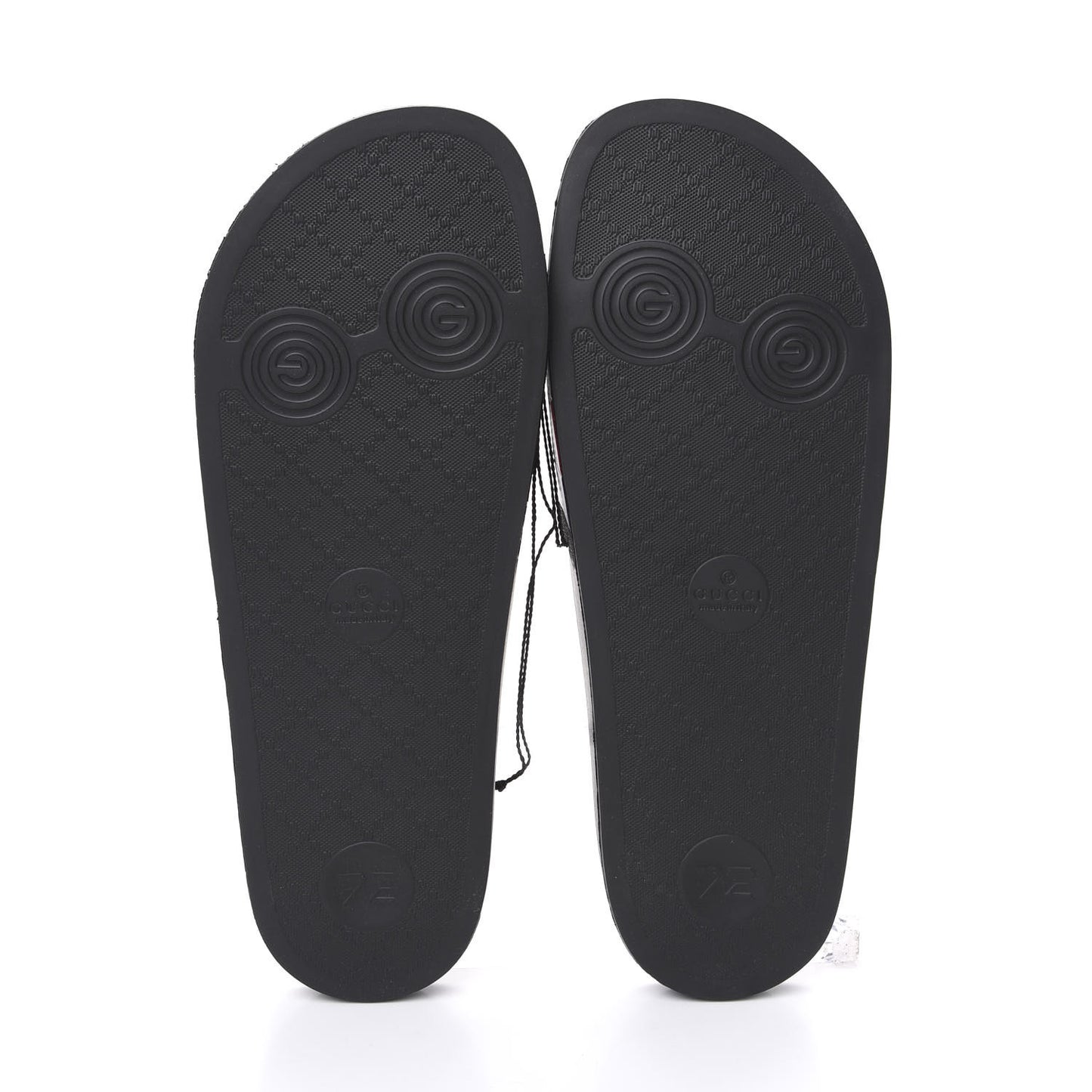 Rubber Web Mens Pool Slide Sandals 13 Black Mystic White Hibiscus Red Marine