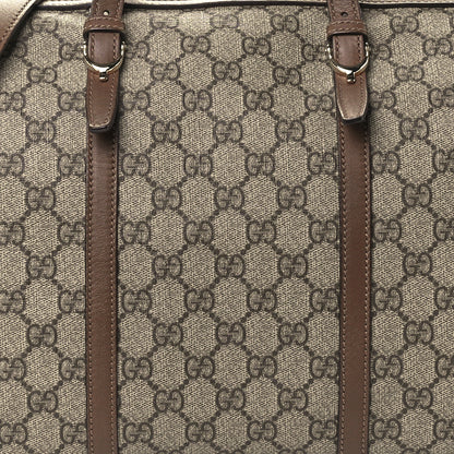 Gucci GG Supreme Monogram Margaux Calfskin Medium Nice Boston Beige Ebony Acero 8 of 11