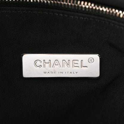 Chanel Shiny Aged Calfskin Quilted Large 31 Shopping Bag Black 6 of 11