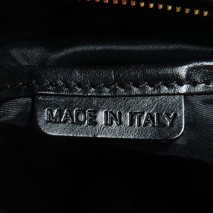 Burberry Soft Lambskin Bridle Calfskin Medium Gosford Hobo Black 8 of 9