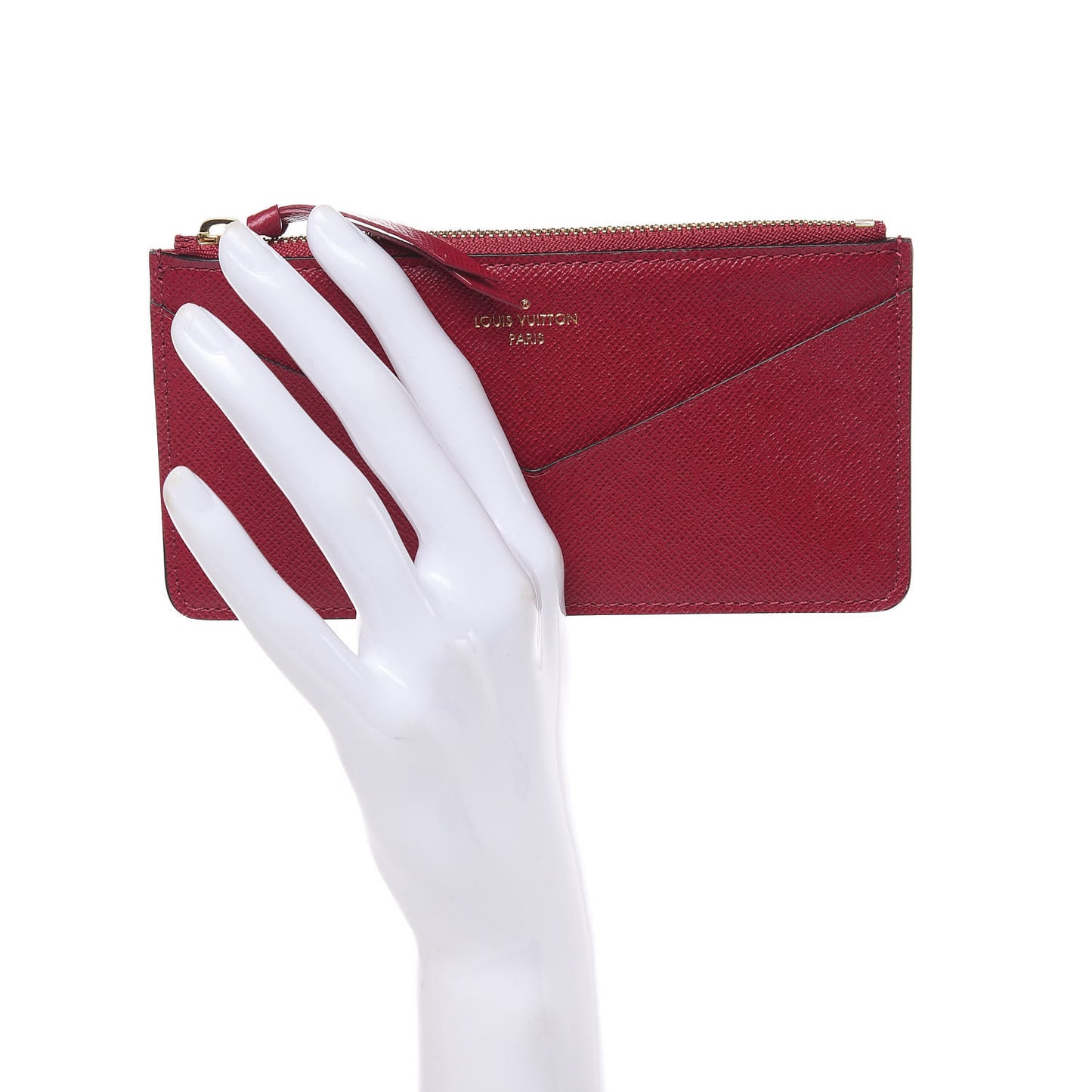 Calfskin Jeanne Wallet Zippered Insert Fuchsia