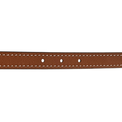 Hermes Swift Epsom 13mm Focus Medor Laquee Belt Gold White 3 of 8