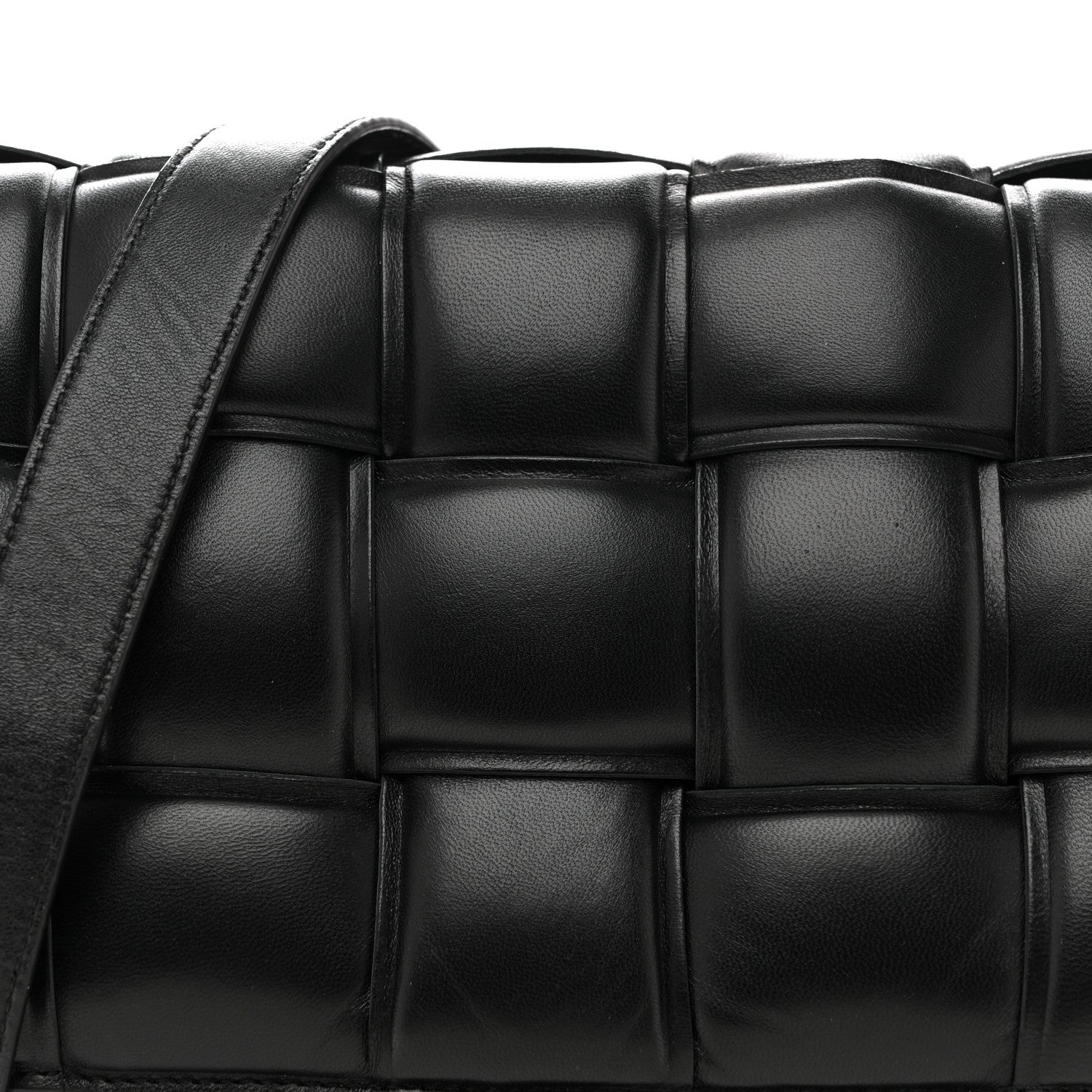 Bottega Veneta Paper Calfskin Maxi Intreccio Padded Cassette