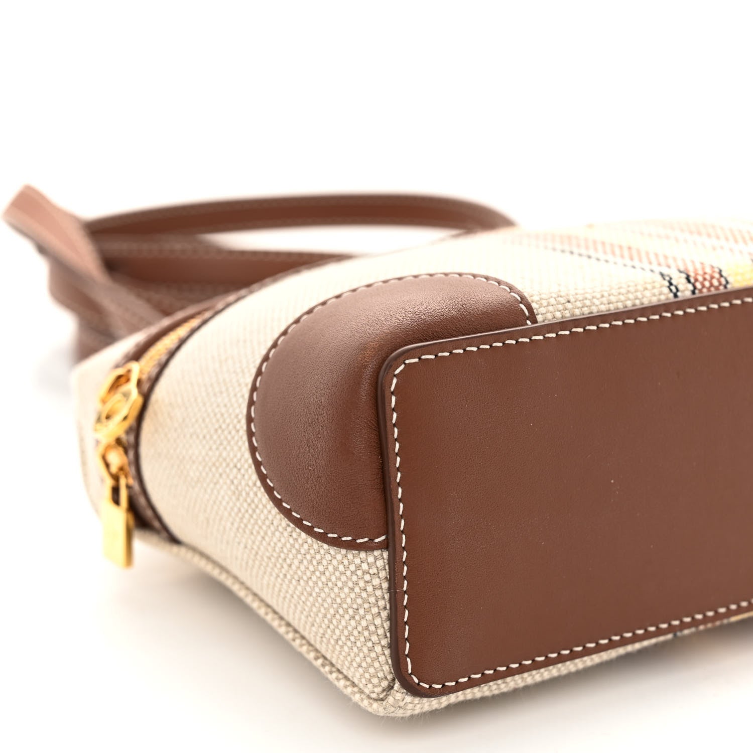 Loro Piana Cotton Canvas L19 Extra Pocket Pouch LP Record Caramel Sugar 8 of 9