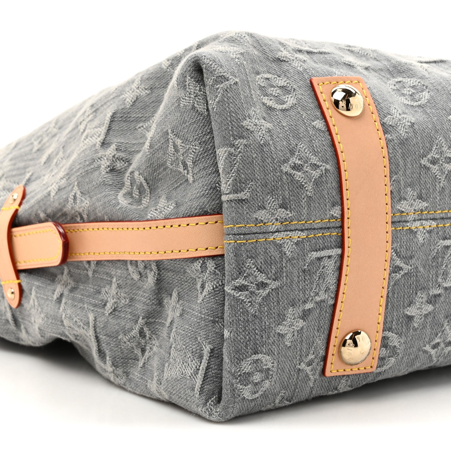 Louis Vuitton Monogram Denim CarryAll MM  Washed Gray 10 of 10