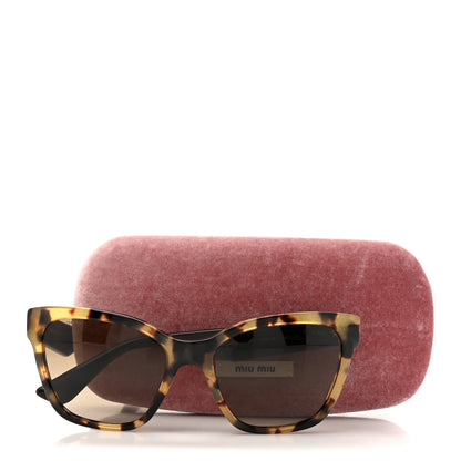 Miu Miu Acetate Crystal Cat Eye SMU07R Sunglasses Tortoise 7 of 7