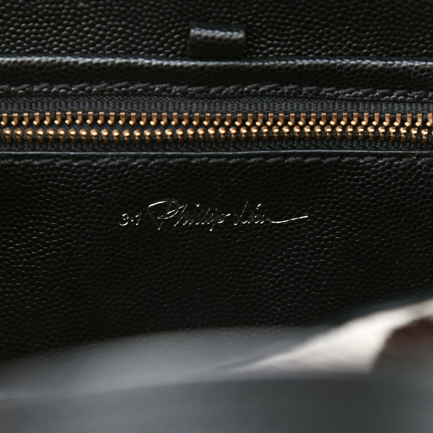 Calf Hair Polka Dot Mini Pashli Satchel Black White