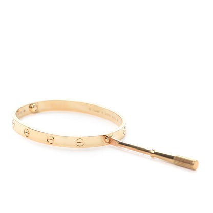 Cartier 18K Yellow Gold LOVE Bracelet 18 4 of 6