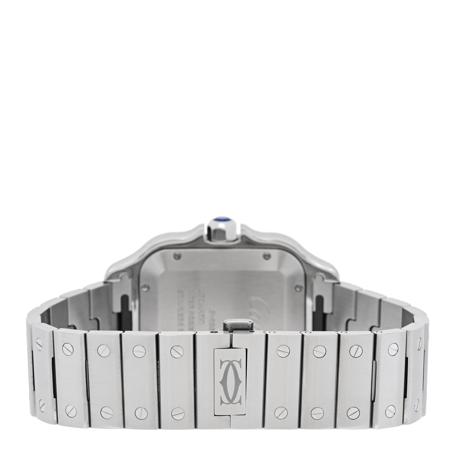 Stainless Steel 39.8mm Santos De Cartier Automatic Watch