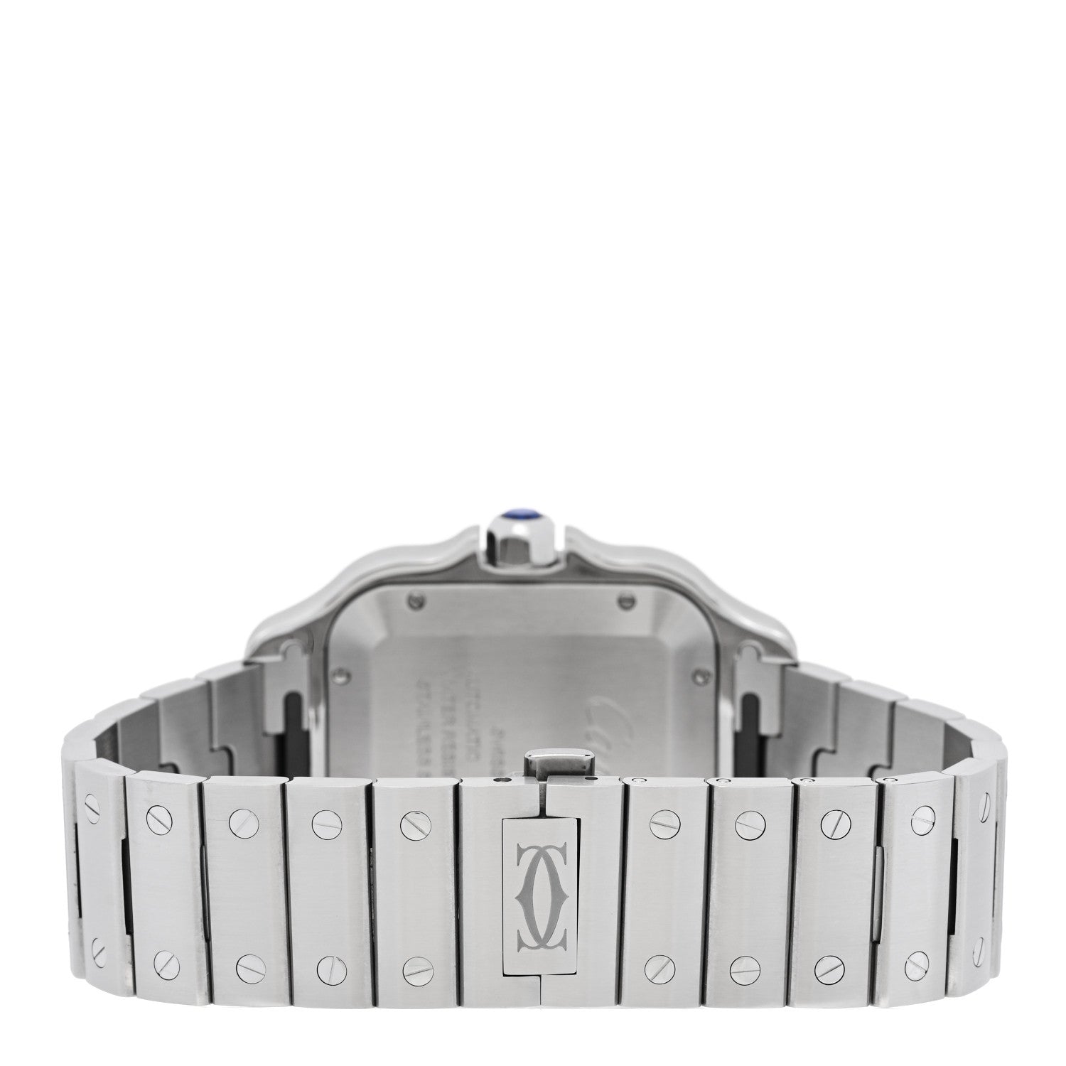 Cartier Stainless Steel 39.8mm Santos De Cartier Automatic Watch 3 of 5