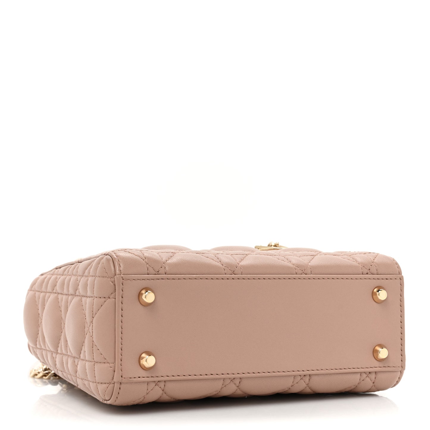 Lambskin Cannage Mini Lady Dior Fard
