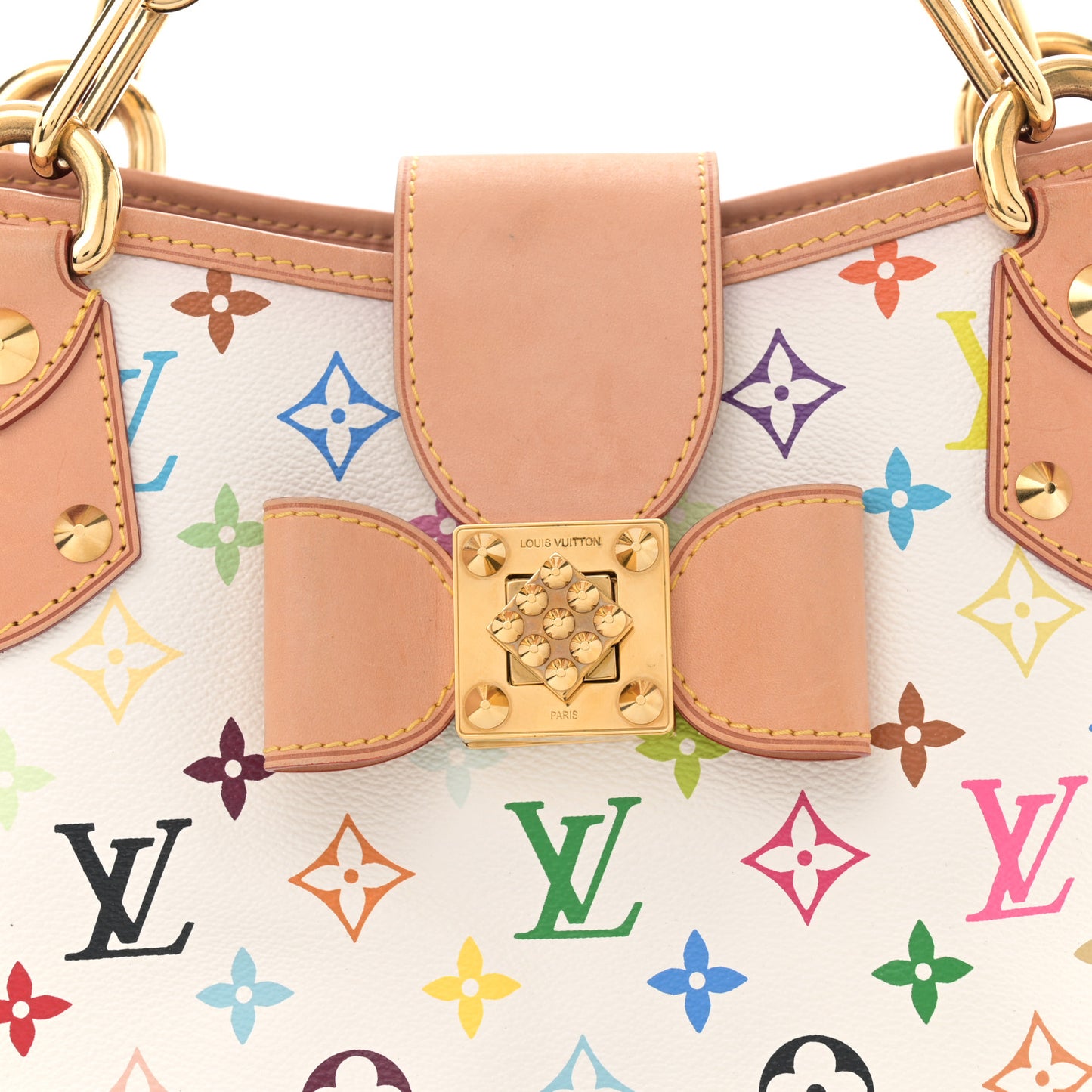 Monogram Multicolor Annie MM White