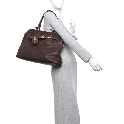 Miu Miu Nappa Medium Aventure Bag Radica 2 of 9