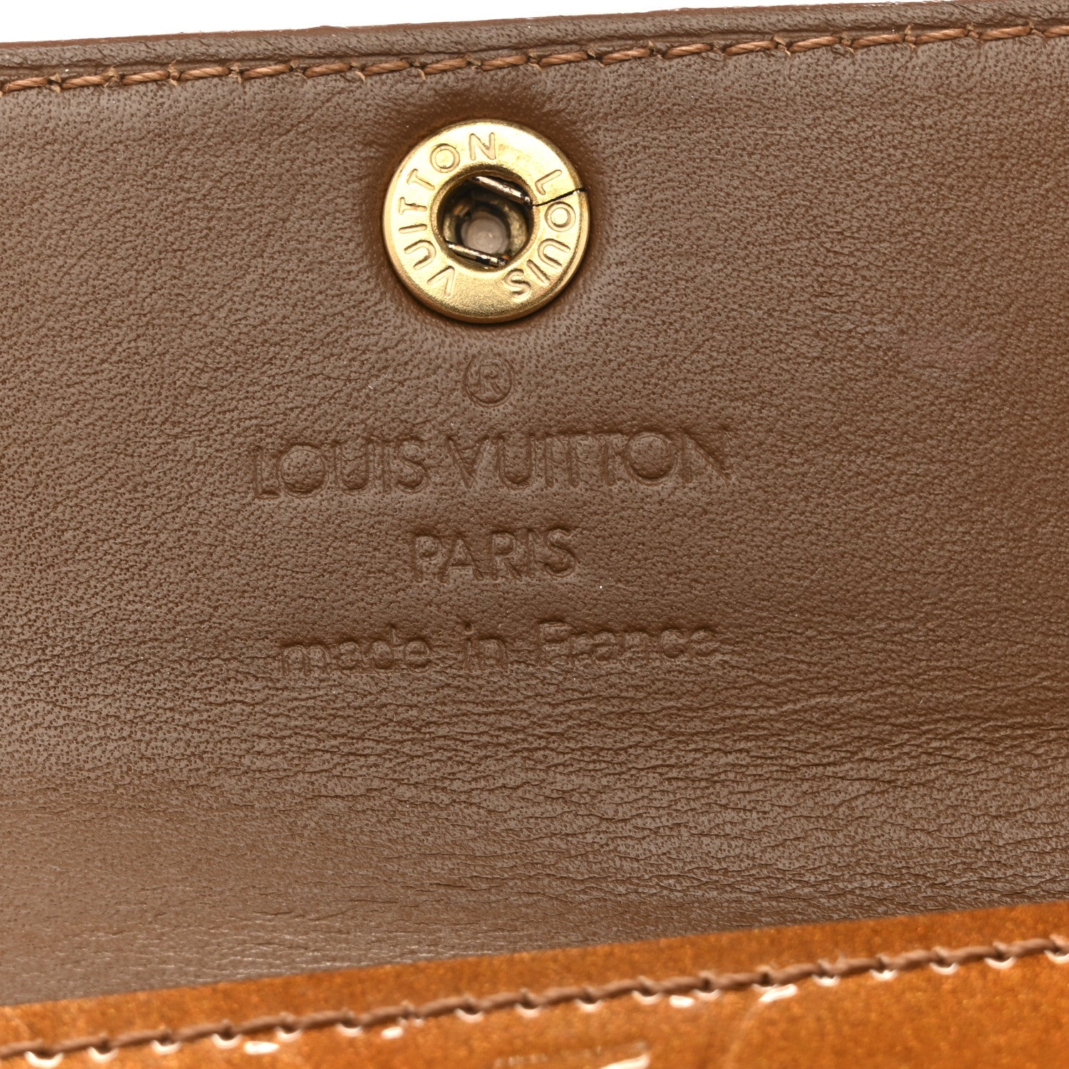 Louis Vuitton Vernis Elise Wallet Bronze 7 of 12