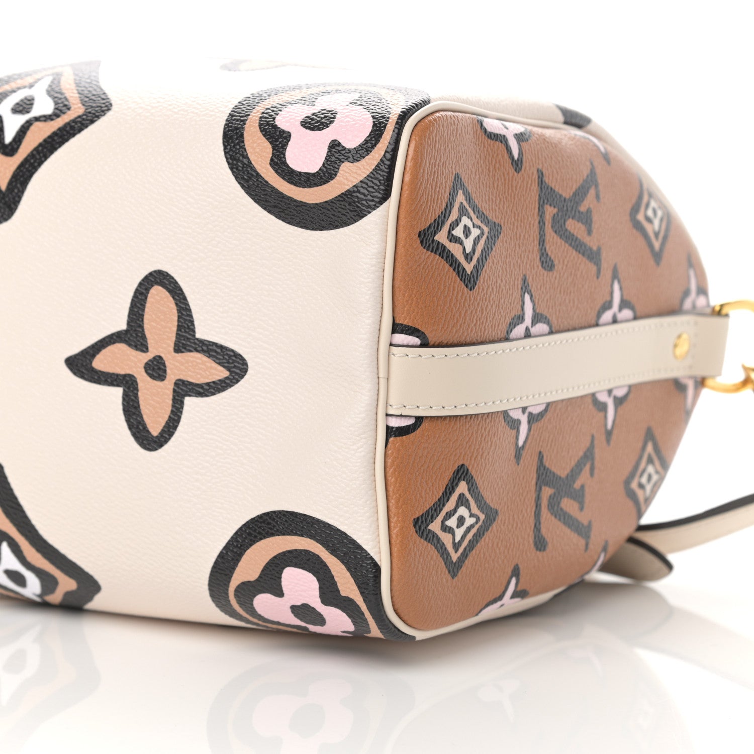 Louis Vuitton Monogram Giant Wild At Heart Speedy Bandouliere 25 Creme 9 of 10