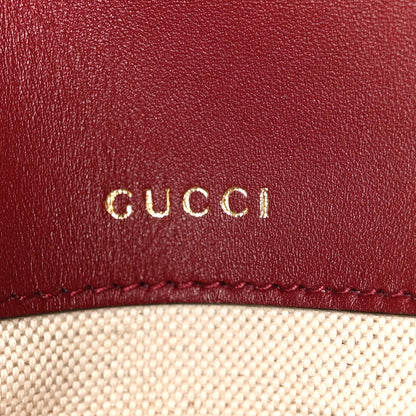 Gucci GG Supreme Monogram Horsebit 1955 Soft Small Shoulder Bag Beige Ebony Rosso Ancora 7 of 11