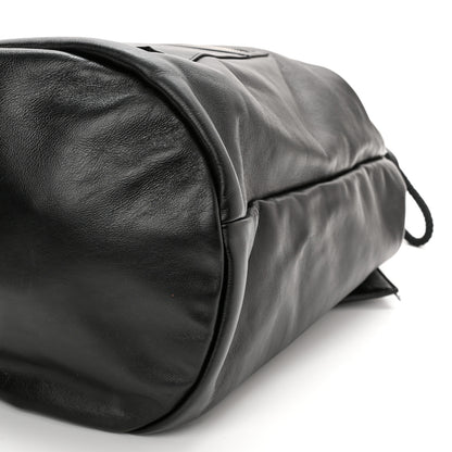 Saint Laurent Smooth Calfskin City Sailor Drawstring Backpack Black 11 of 11