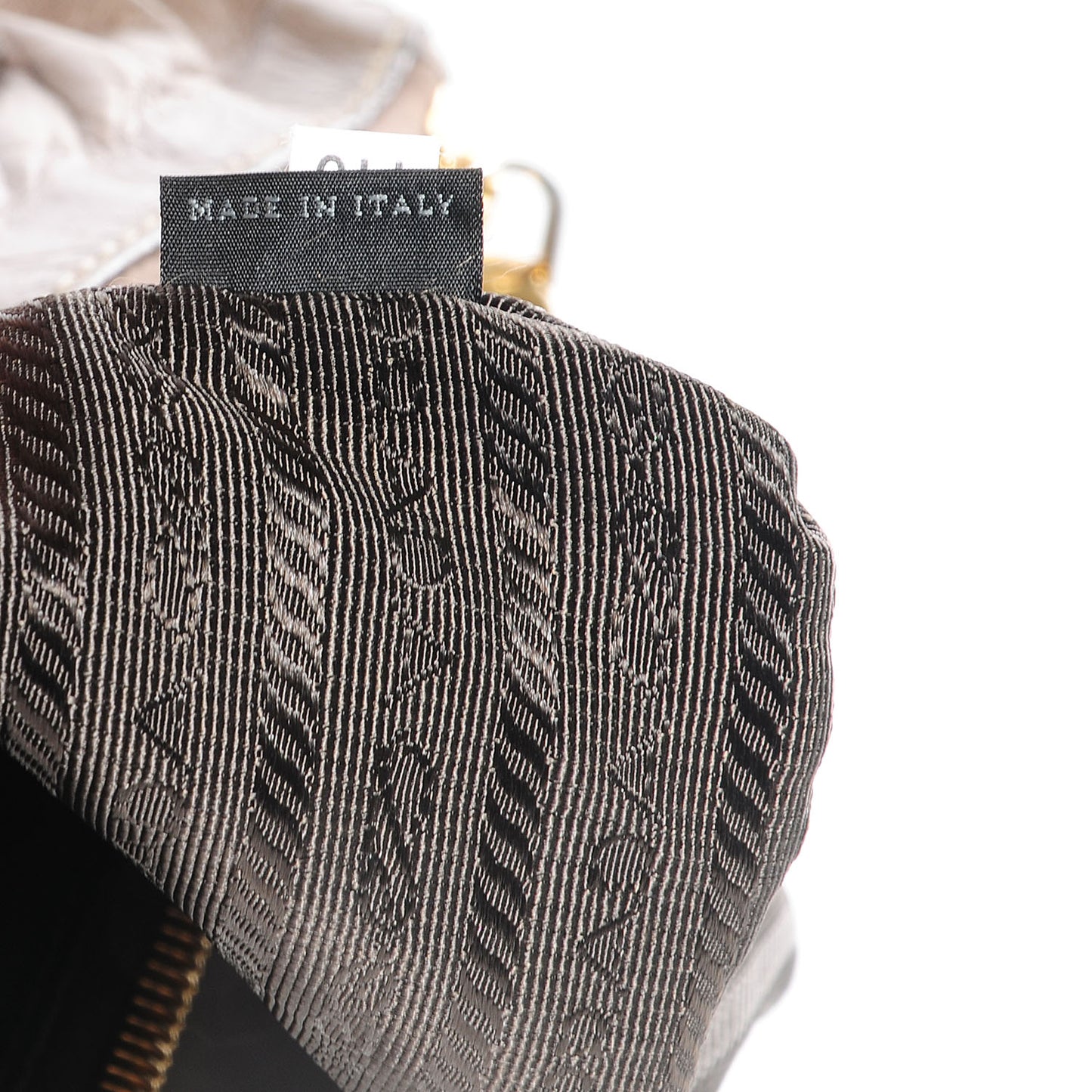 Vitello Shine Pochette Clutch Argilla