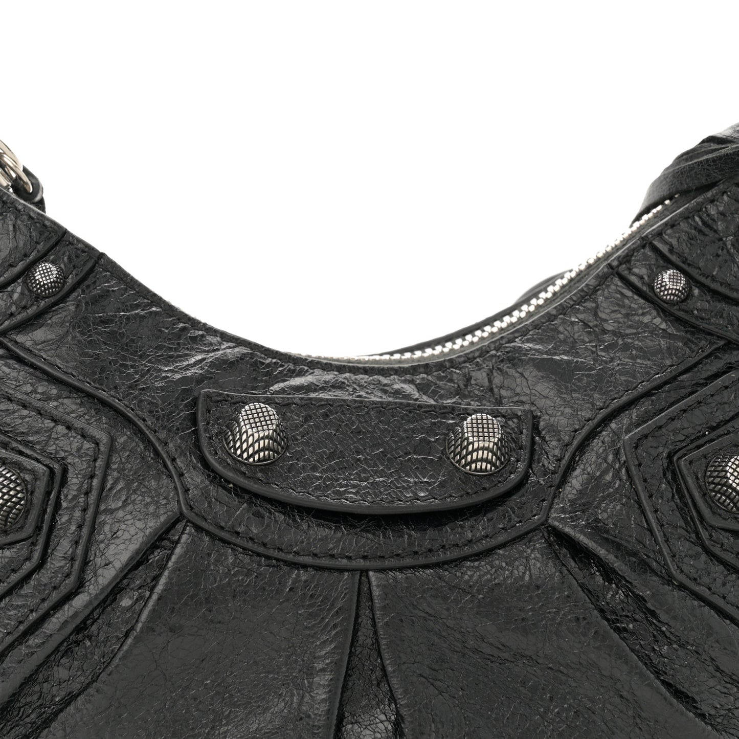 Agneau Arena Le Cagole Shoulder Bag XS Black