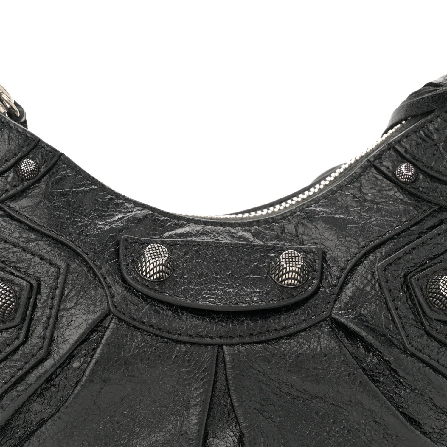 Balenciaga Agneau Arena Le Cagole Shoulder Bag XS Black 9 of 13