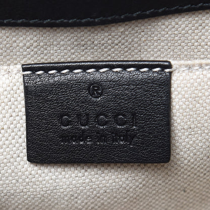 Gucci Guccissima Medium Emily Chain Shoulder Bag Black 6 of 12